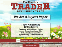 Tablet Screenshot of countrytraderonline.com